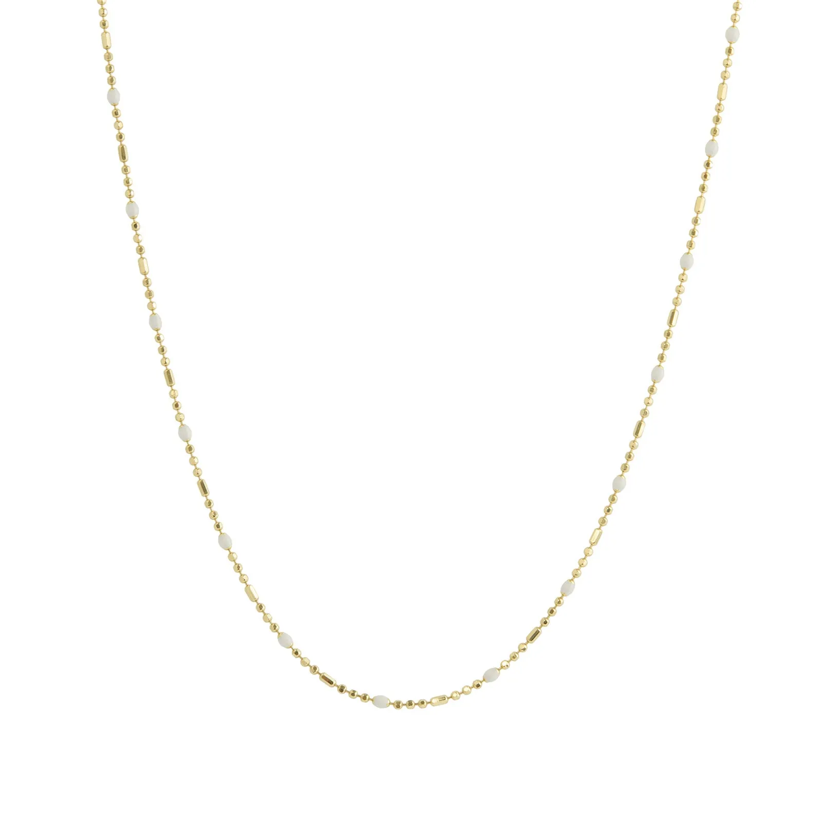 16" Blanc Dot Ball Chain Necklace