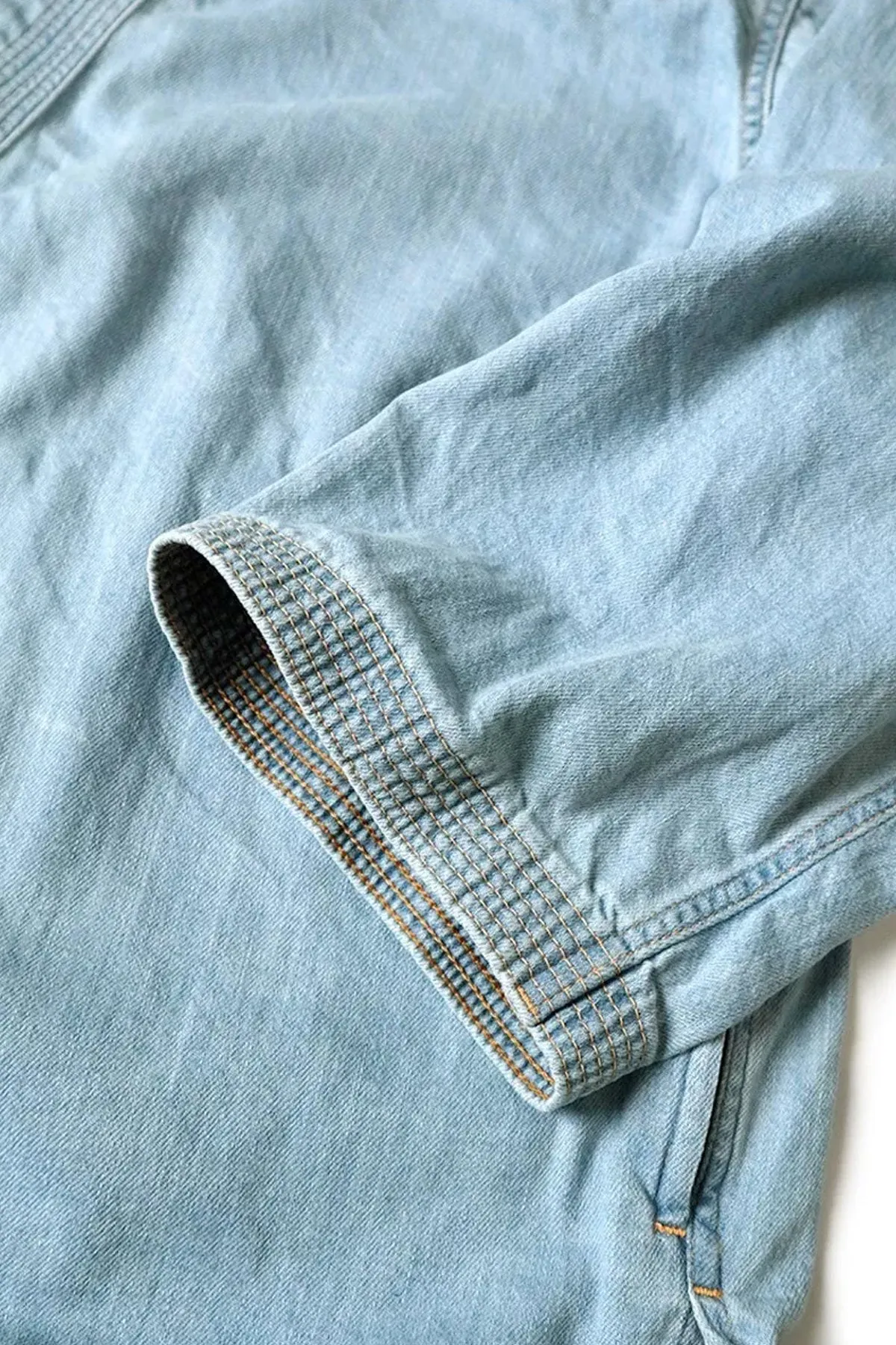8oz Denim Kakashi Shirt - Light Indigo