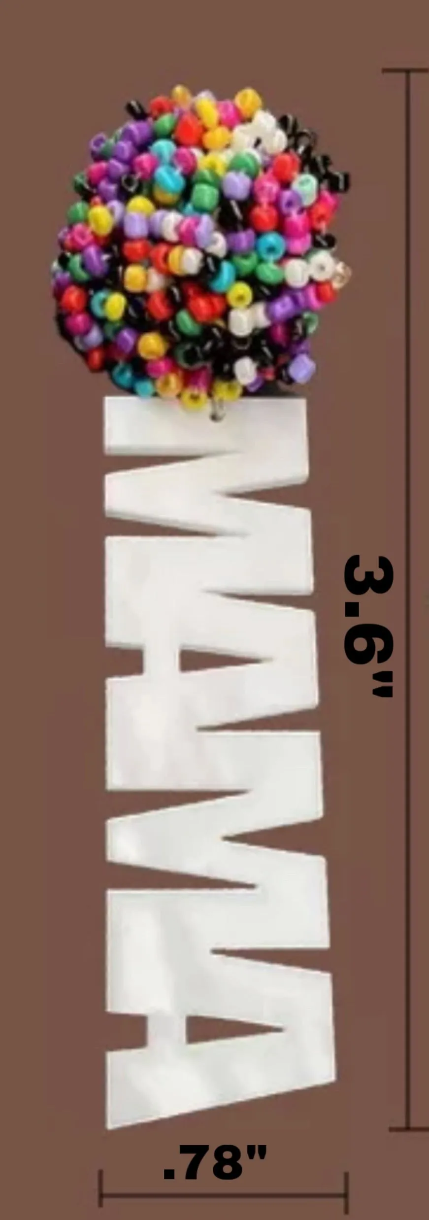 Acrylic MAMA Earrings (Various Styles)