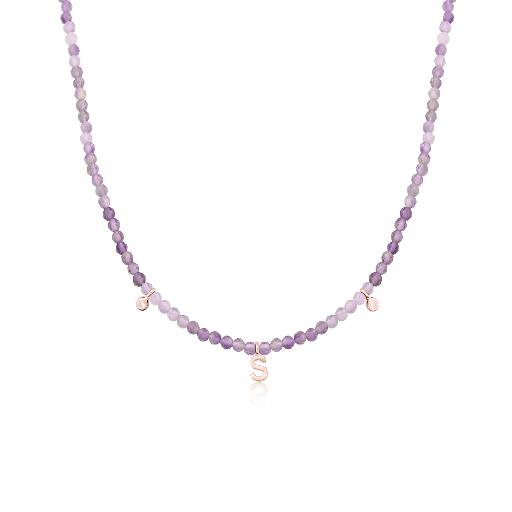 Alexis Necklace - 18K Rose Vermeil