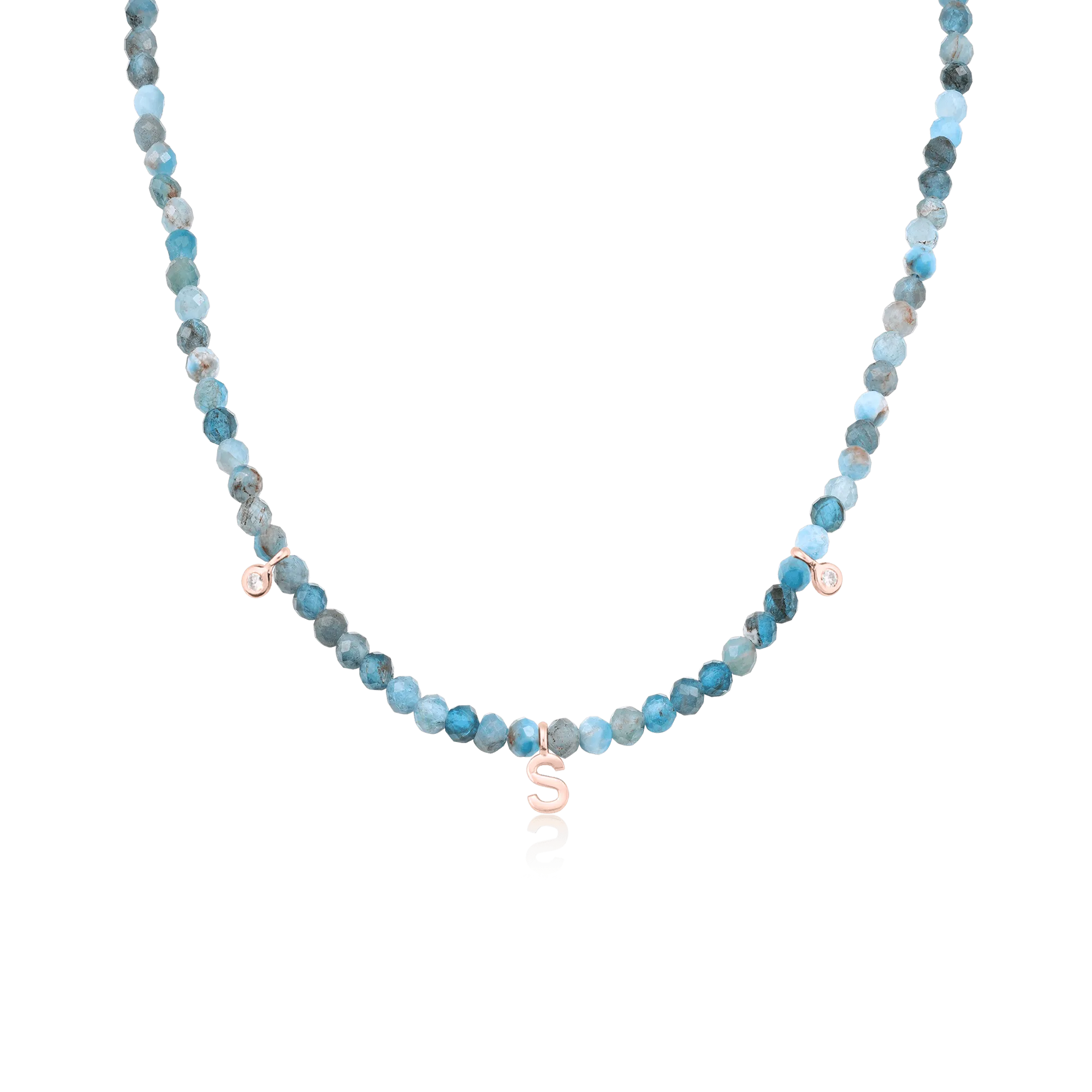 Alexis Necklace - 18K Rose Vermeil