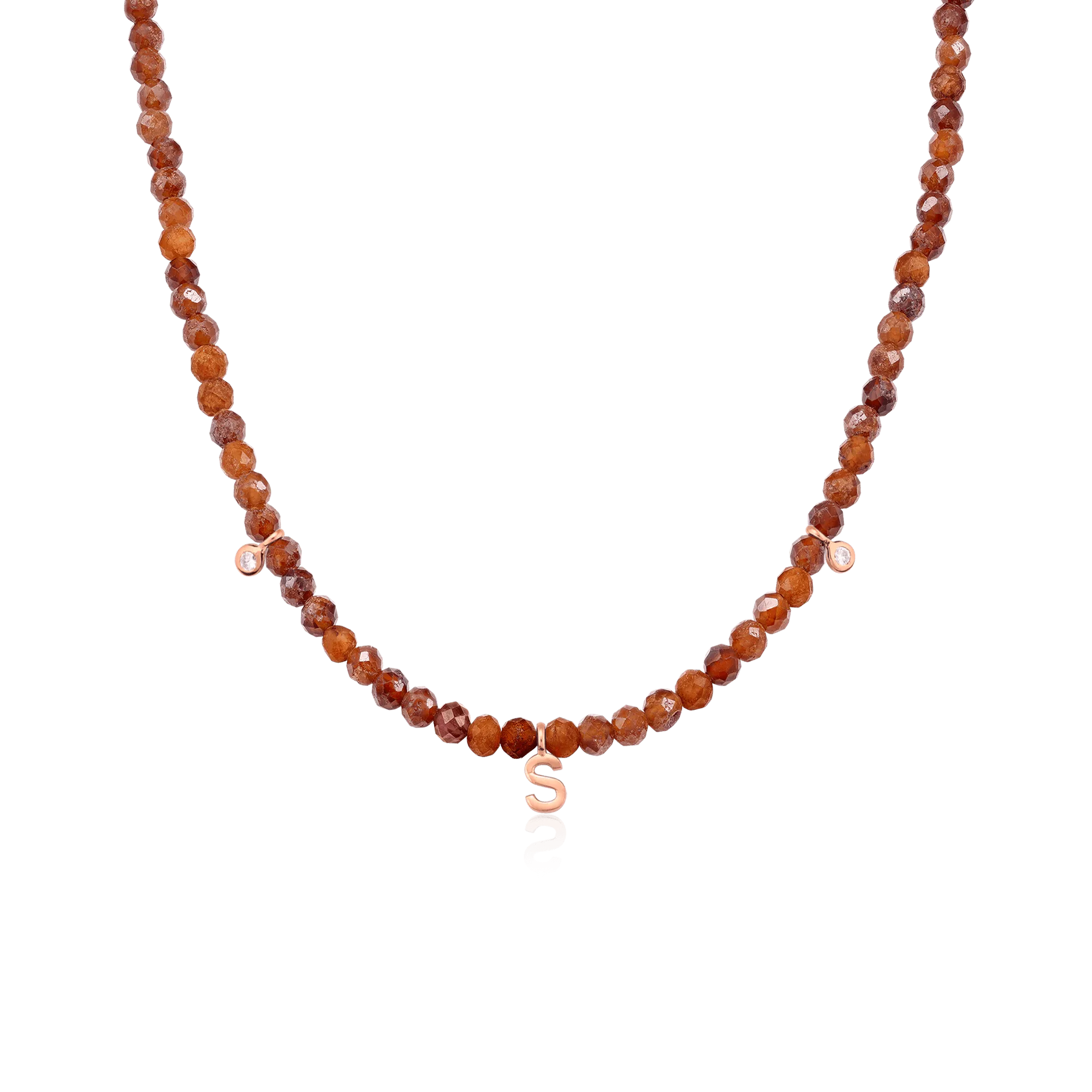 Alexis Necklace - 18K Rose Vermeil