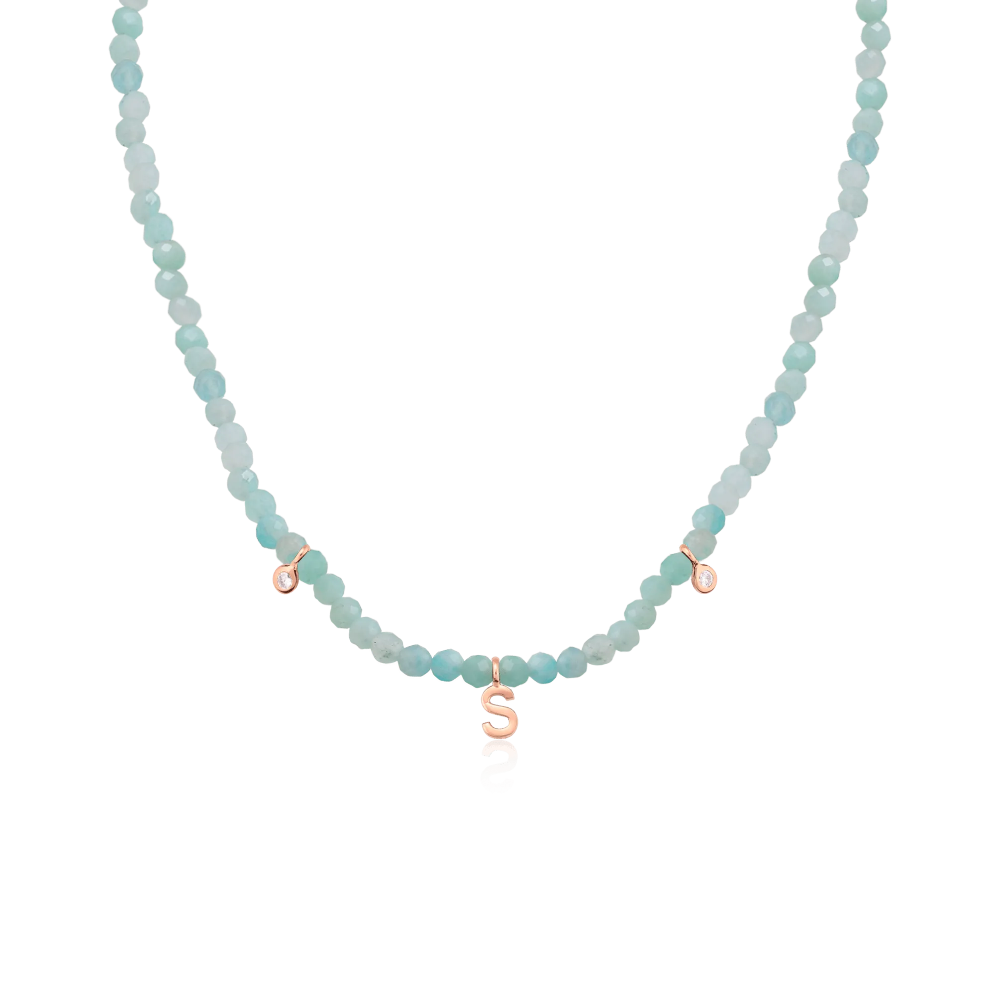 Alexis Necklace - 18K Rose Vermeil