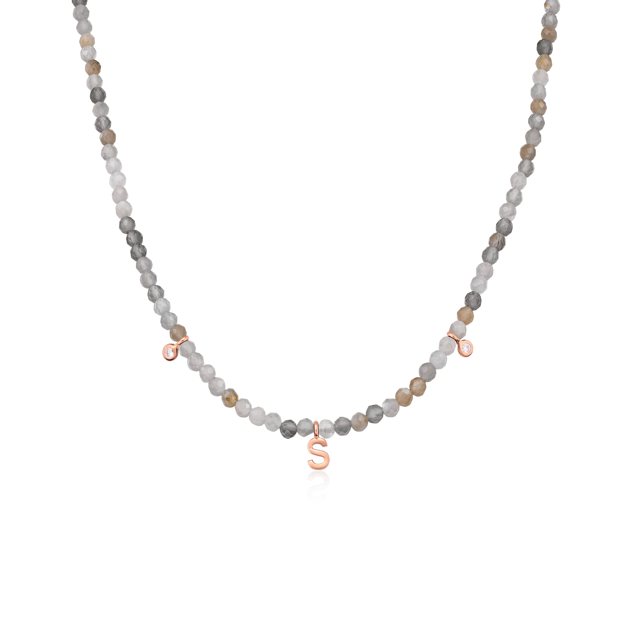 Alexis Necklace - 18K Rose Vermeil