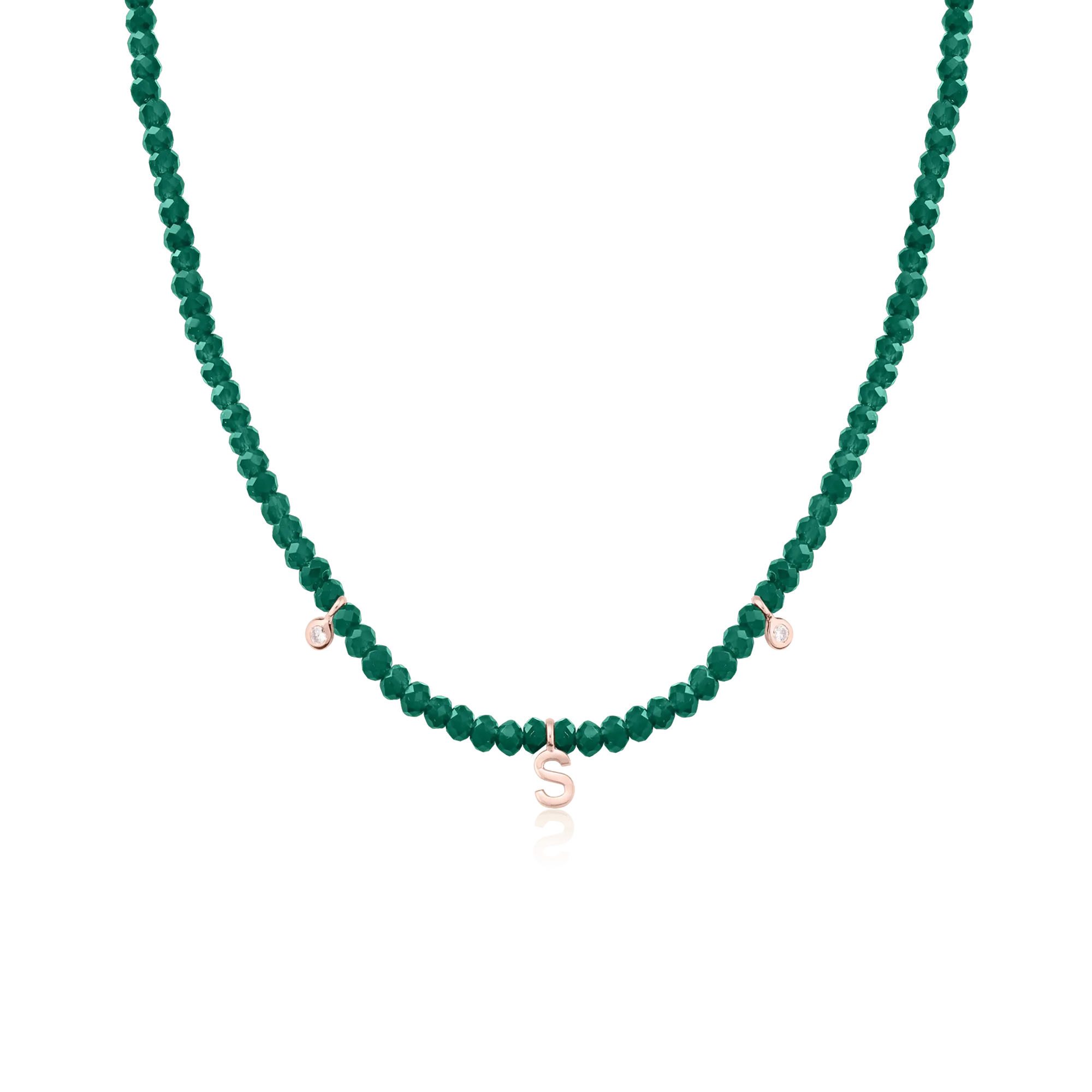 Alexis Necklace - 18K Rose Vermeil