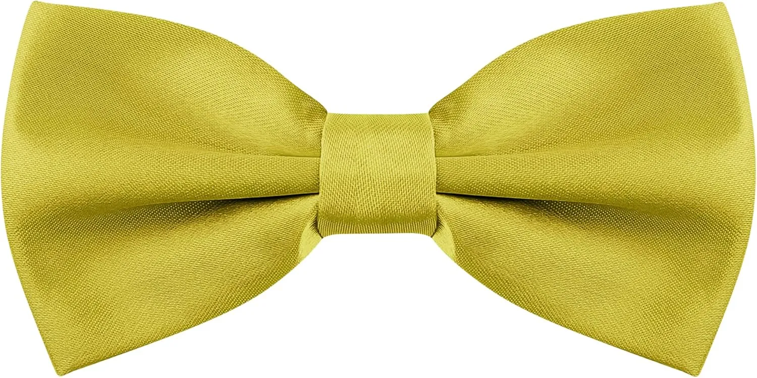 Allegra K Pre-tied Solid Adjustable Bowtie Classic Tuxedo Wedding Bow Ties for Men
