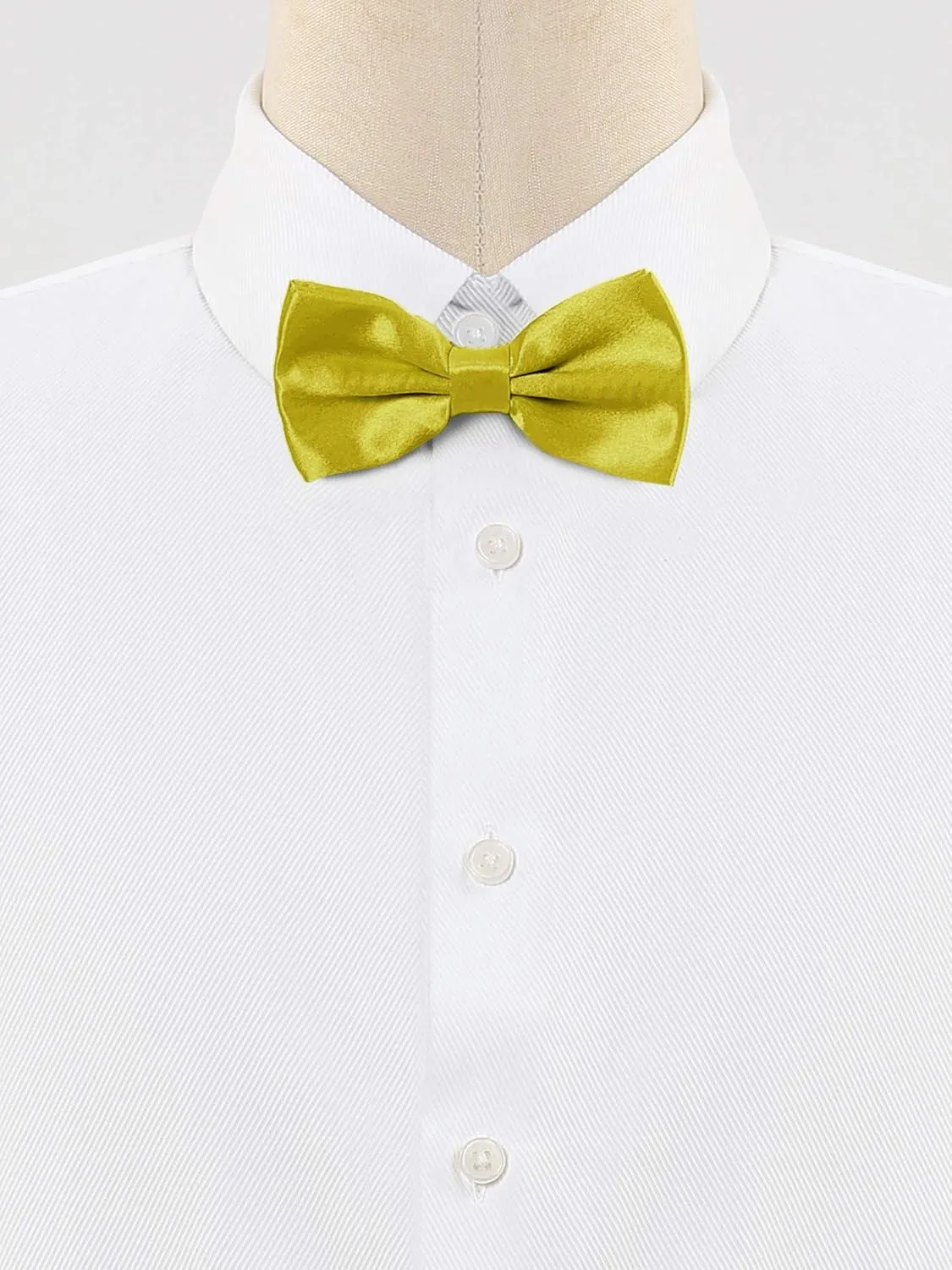 Allegra K Pre-tied Solid Adjustable Bowtie Classic Tuxedo Wedding Bow Ties for Men