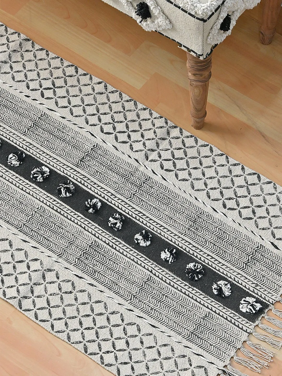 ALLISON- BLOCK PRINTED FLOOR RUNNER