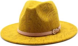 Autumn and Winter New Simple Jazz Hat with Belt Decoration Wool Felt Hat Men and Women Fashion Warm Hat Fengyan Cowboy Hats (Color : Rose Red, Size : 56-58cm)