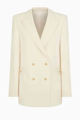 Blazé Milano Resolute Cream Everyday Blazer - Cream