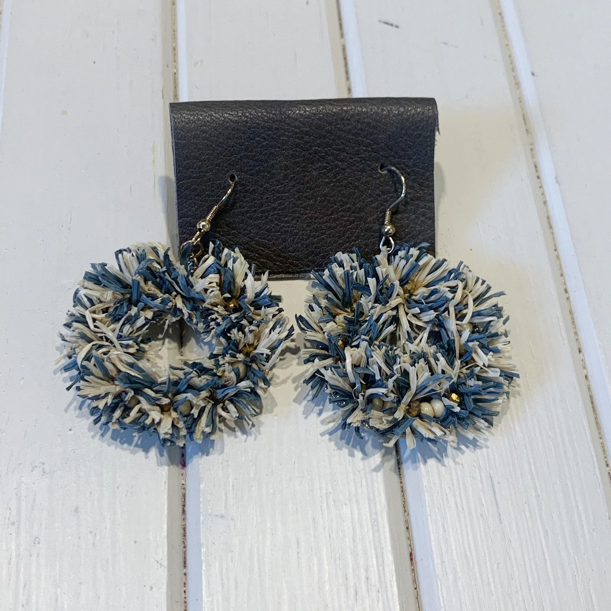 Bohemian Dangle Hoops - 1 pair