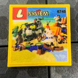 Boulder Cliff Canyon Western Set 6748 - Custom Printed 2x2 Tile