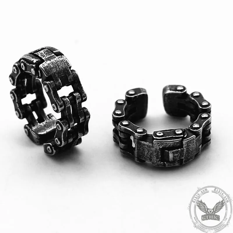 Chain Design Stainless Steel Ear Cuffs