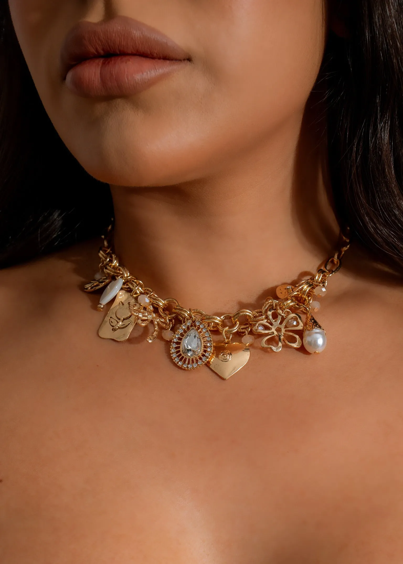 Charm Harmony Necklace Gold