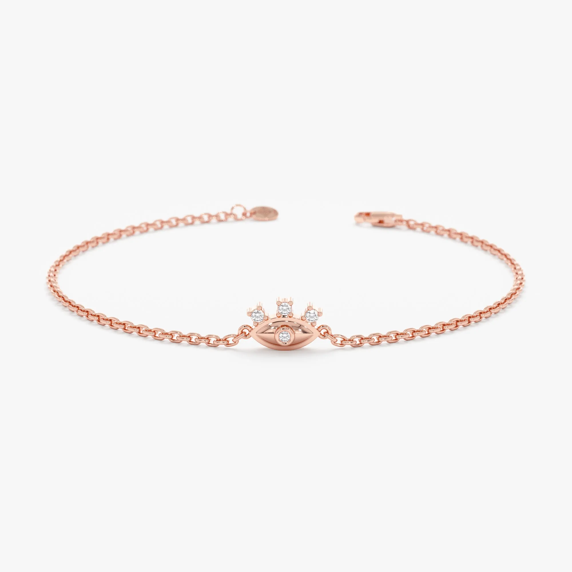 Dainty Diamond Eye Bracelet, Lucinda