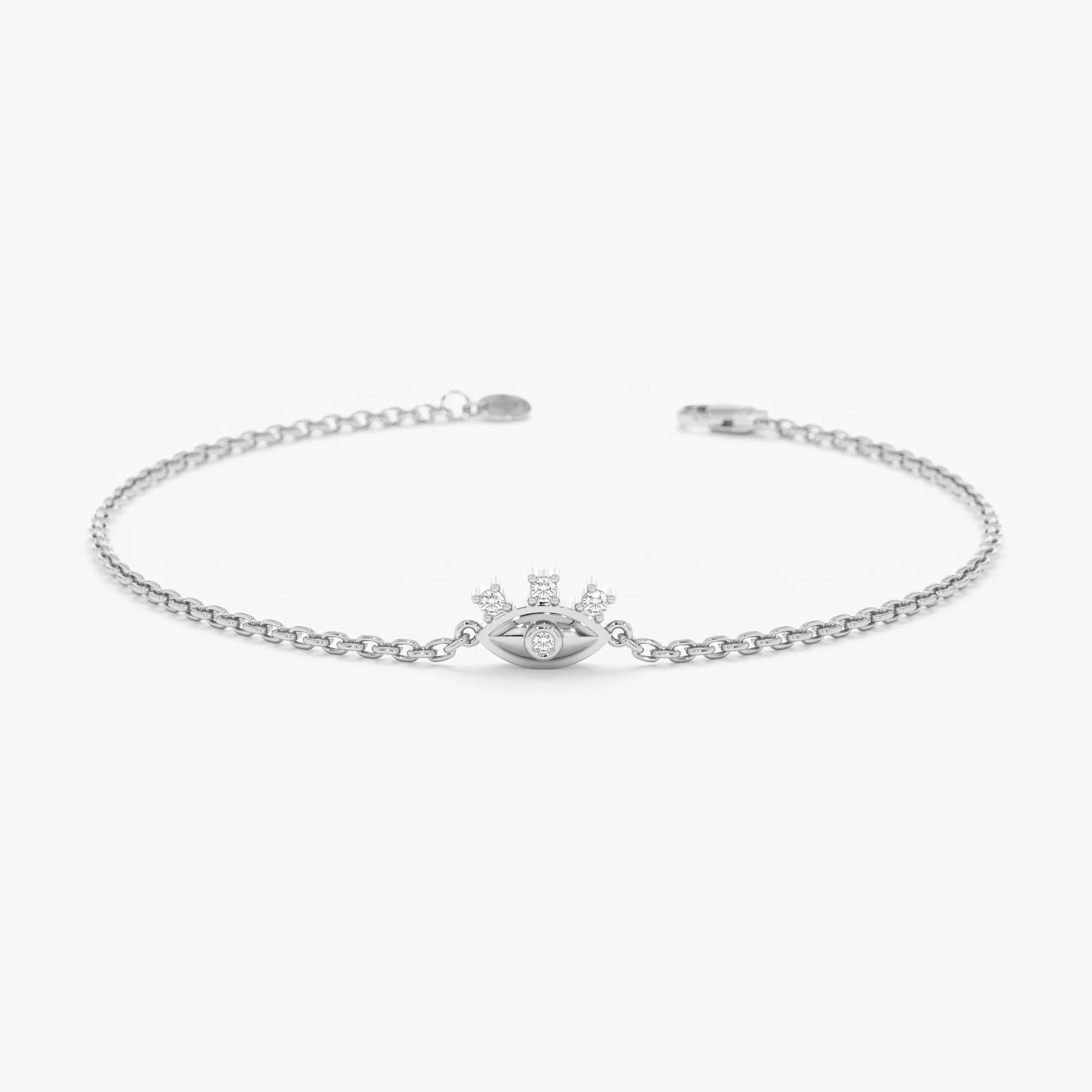 Dainty Diamond Eye Bracelet, Lucinda