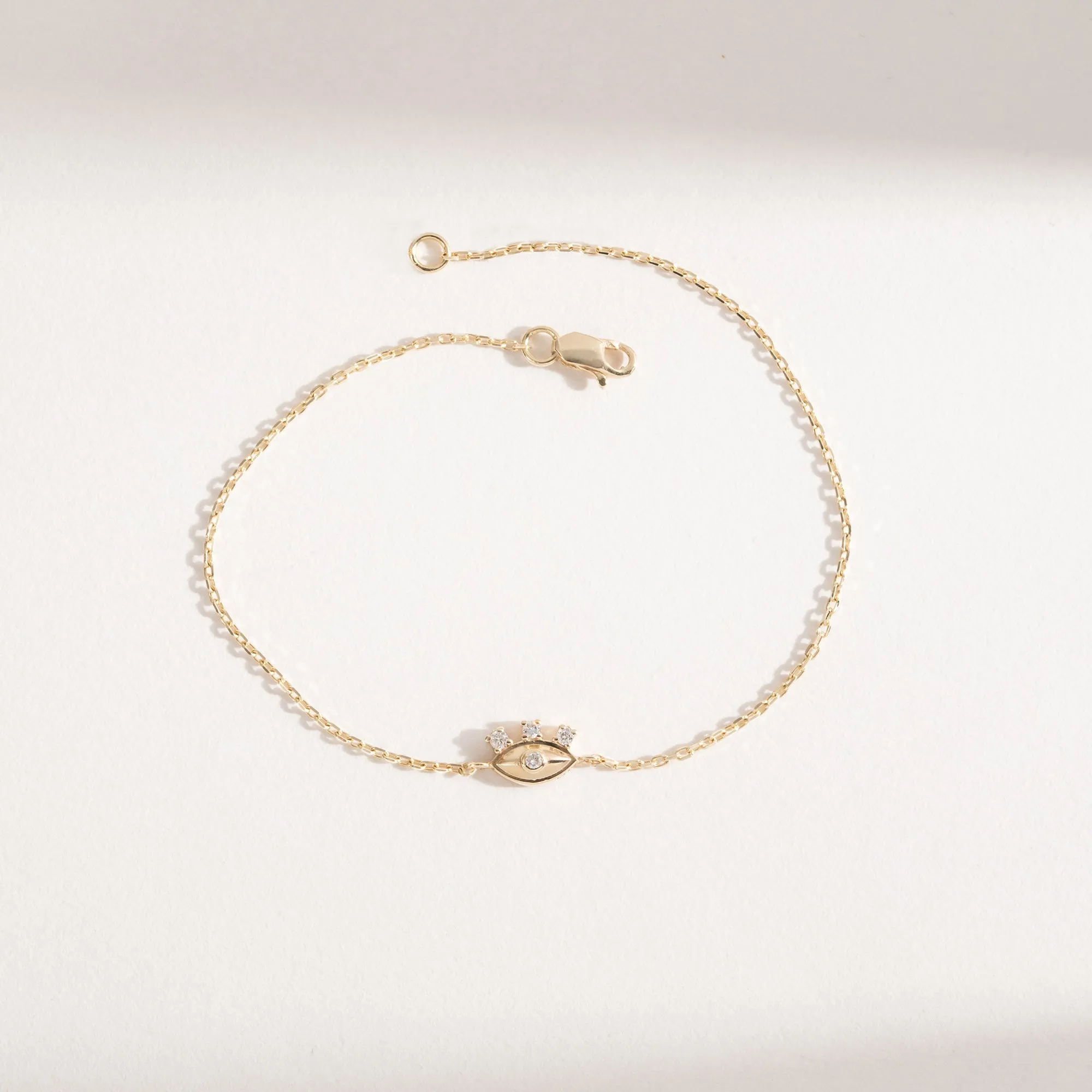 Dainty Diamond Eye Bracelet, Lucinda