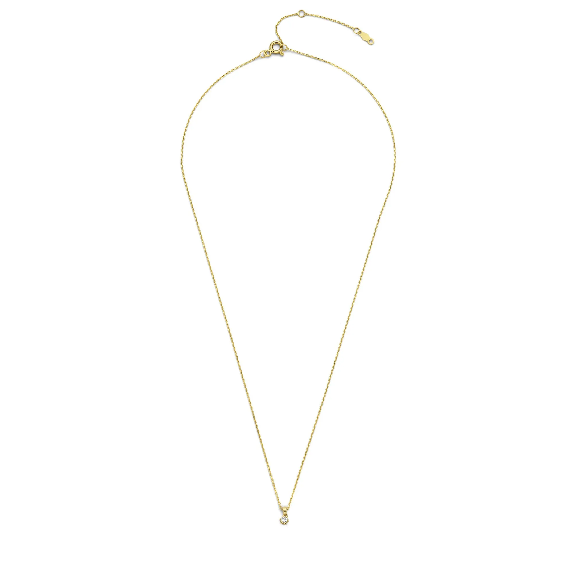 De la Paix Emily 14 karat gold necklace with diamond 0.05 carat