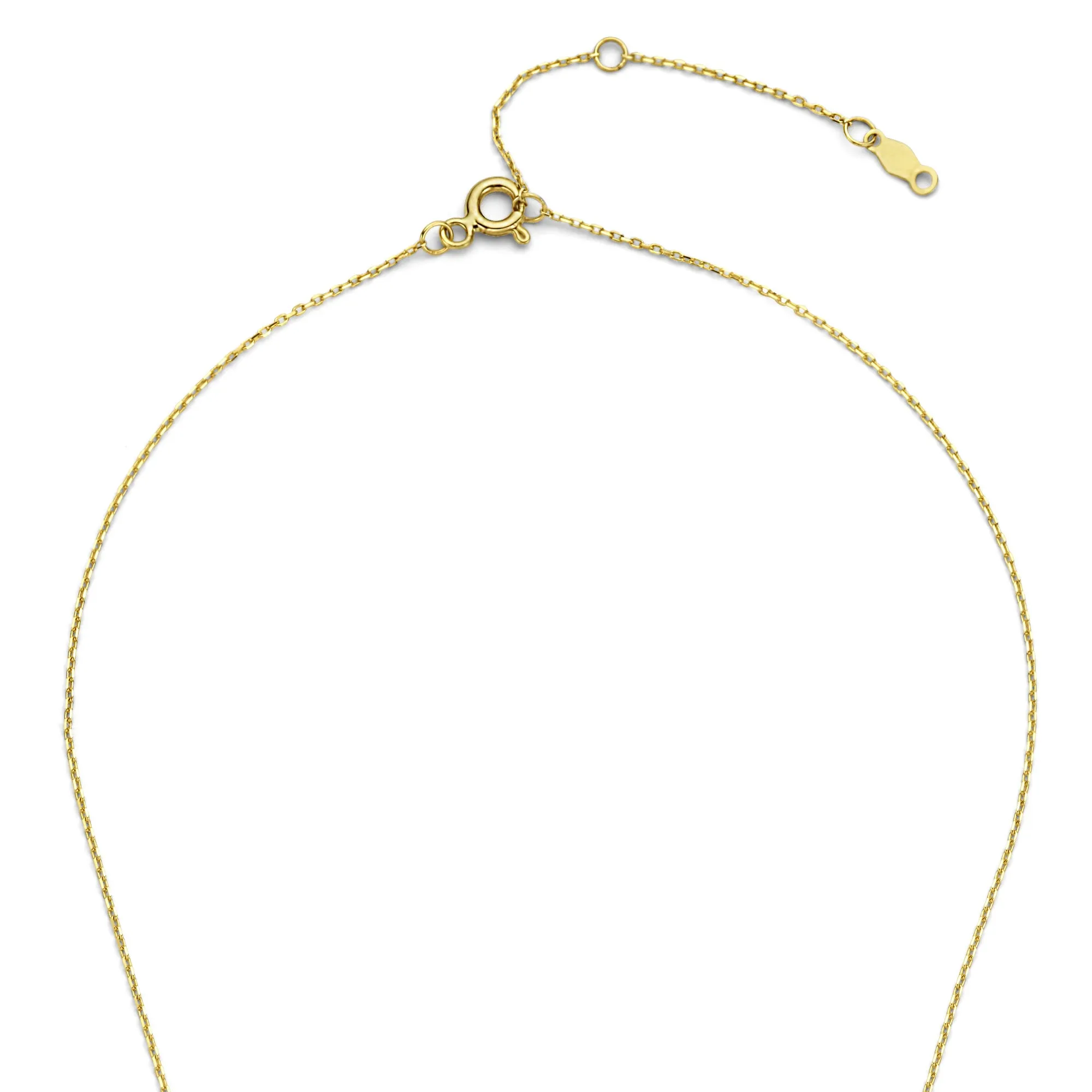 De la Paix Emily 14 karat gold necklace with diamond 0.05 carat
