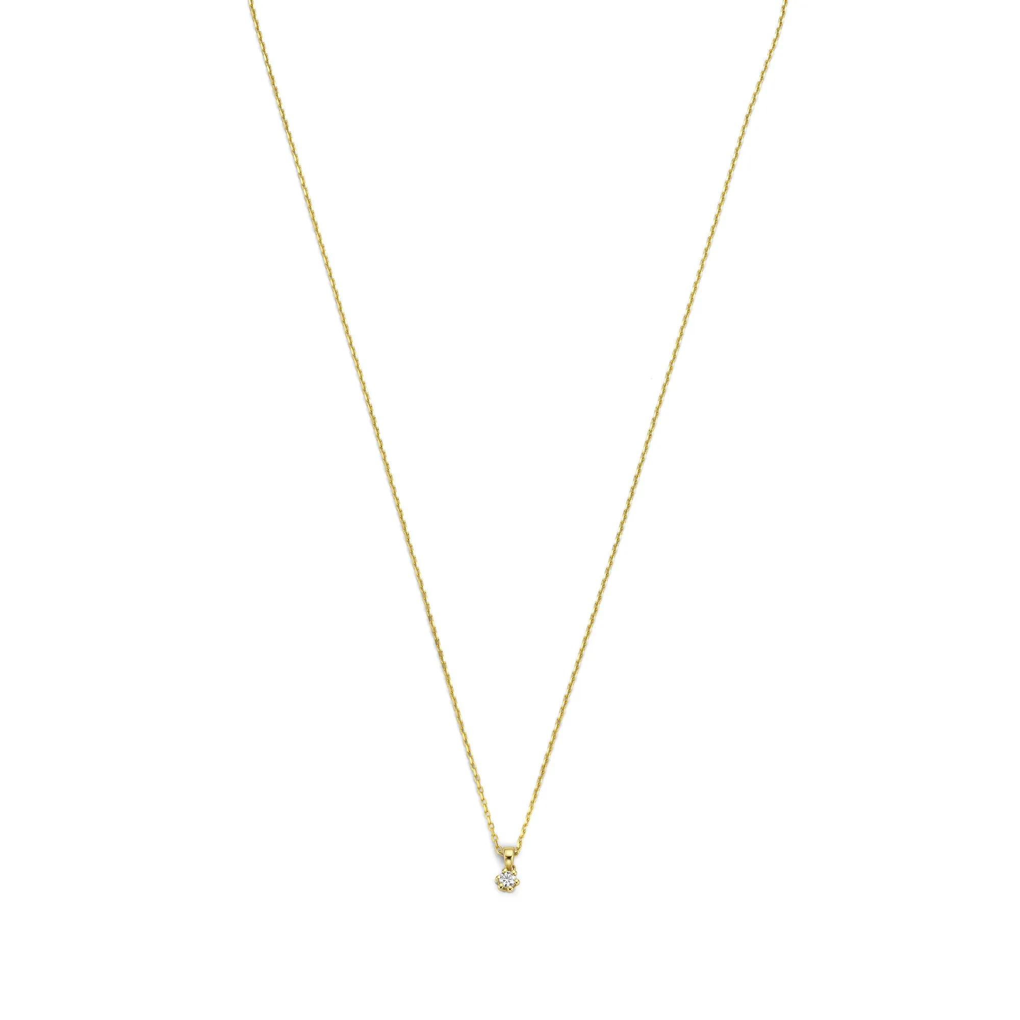 De la Paix Emily 14 karat gold necklace with diamond 0.05 carat