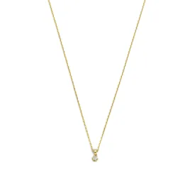 De la Paix Emily 14 karat gold necklace with diamond 0.05 carat