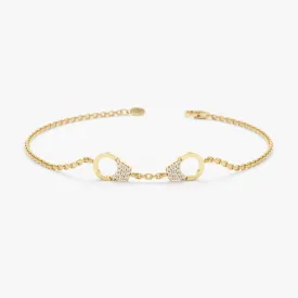 Diamond Handcuff Bracelet, Charlotte