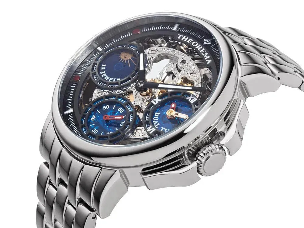 Dual-Time Buenos Aires GM-114-7 | Silver | Theorema, Germany