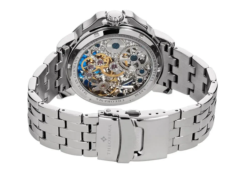 Dual-Time Buenos Aires GM-114-7 | Silver | Theorema, Germany