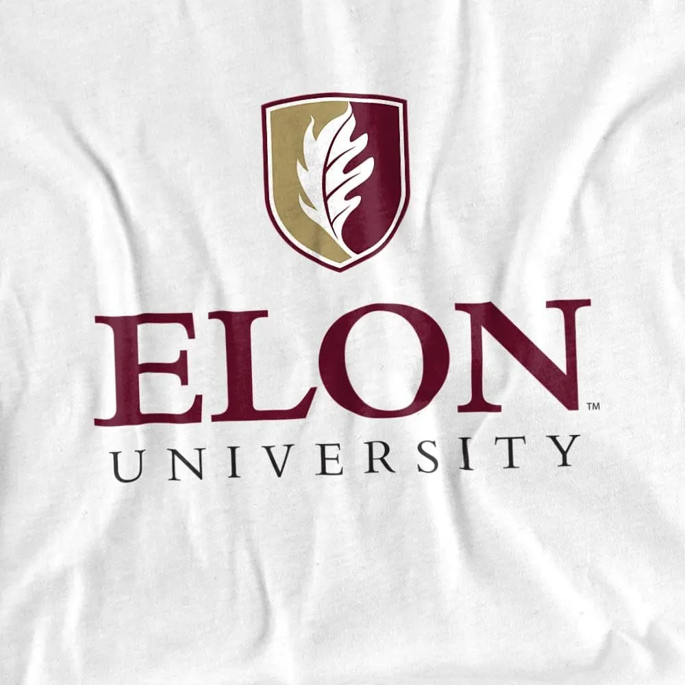 Elon University Official Stacked Unisex Adult T Shirt