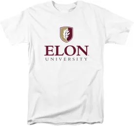 Elon University Official Stacked Unisex Adult T Shirt
