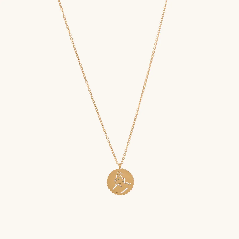 Engraved Woman Necklace