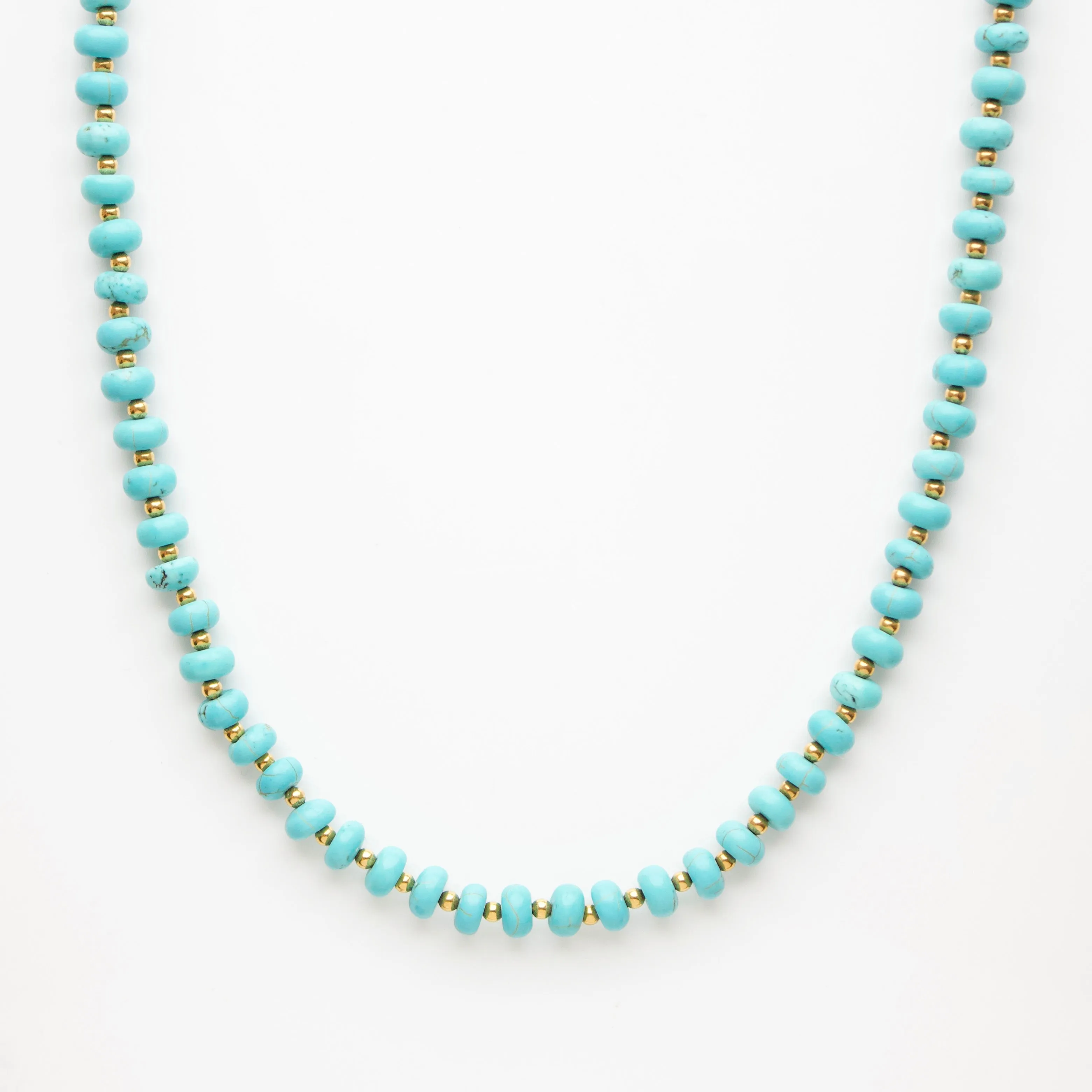 Firoza Jade Beaded Necklace