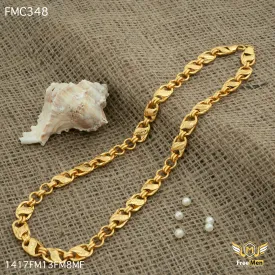Freemen Cross Leaf Double Ring Chain Design For Men - FMC348