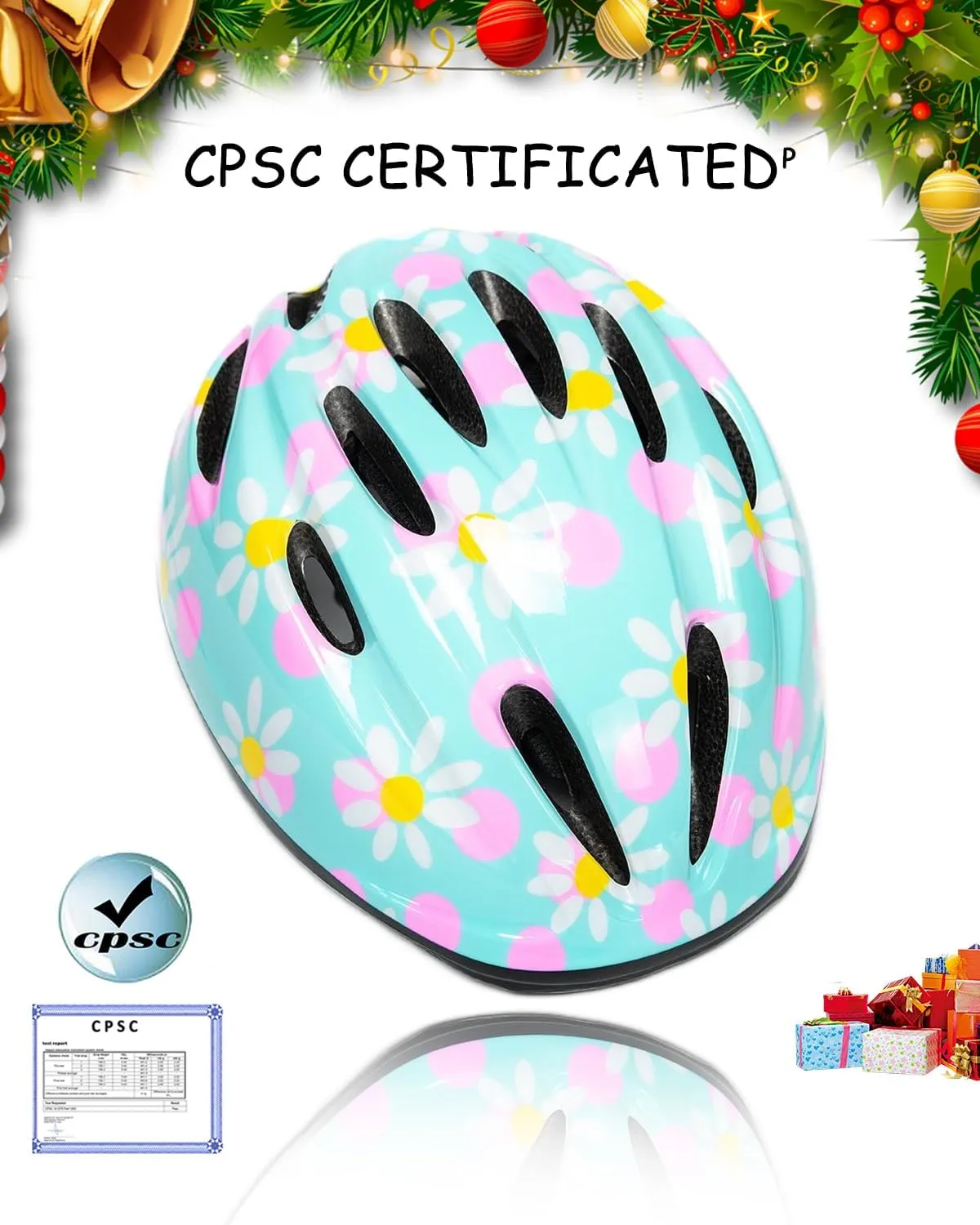 Girl Helmet for Bike,Kids Bike Pink Helmet for Girls Adjuastable and Multi-Sport, from Toddler to Kids CPSC Certicated