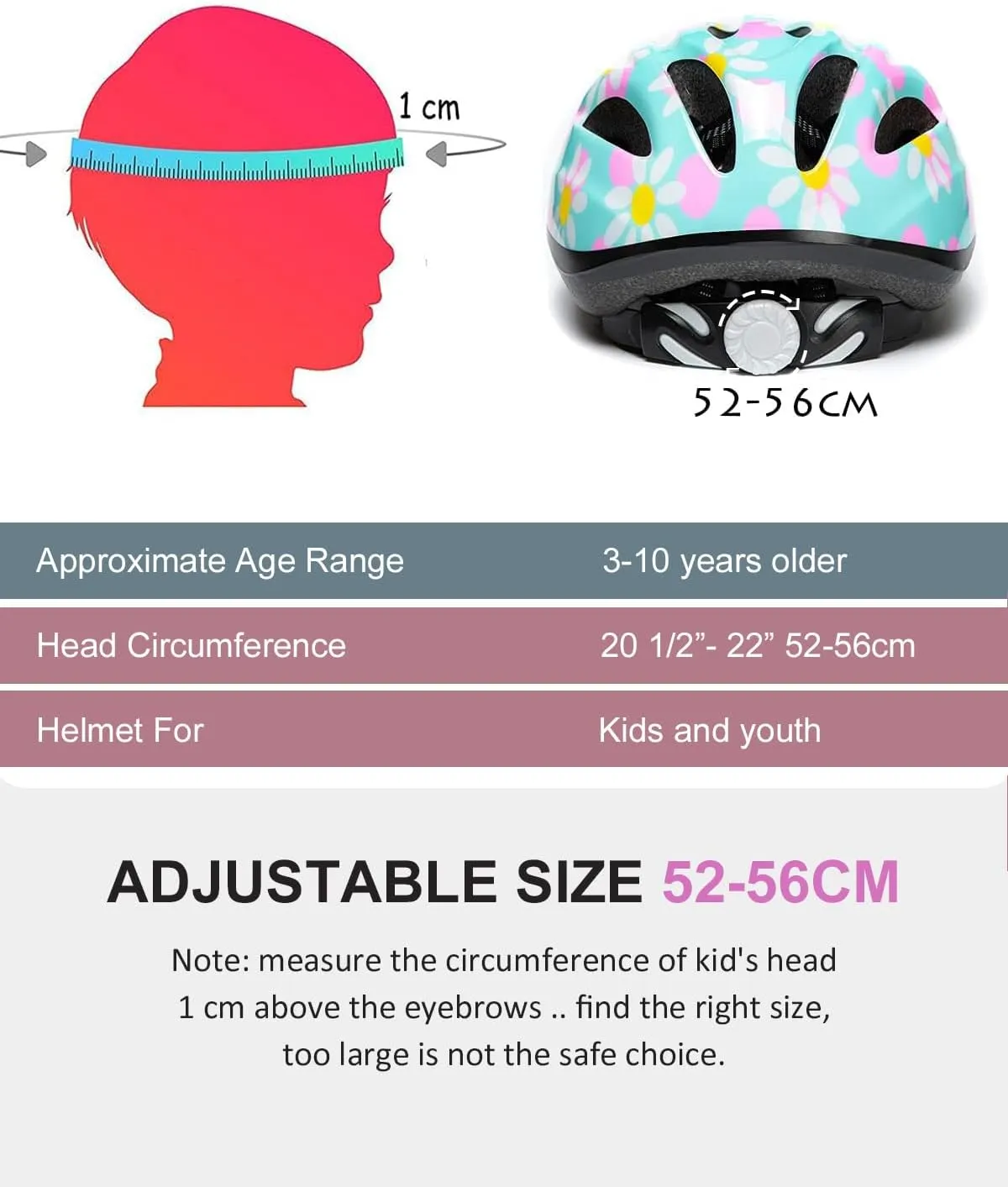 Girl Helmet for Bike,Kids Bike Pink Helmet for Girls Adjuastable and Multi-Sport, from Toddler to Kids CPSC Certicated