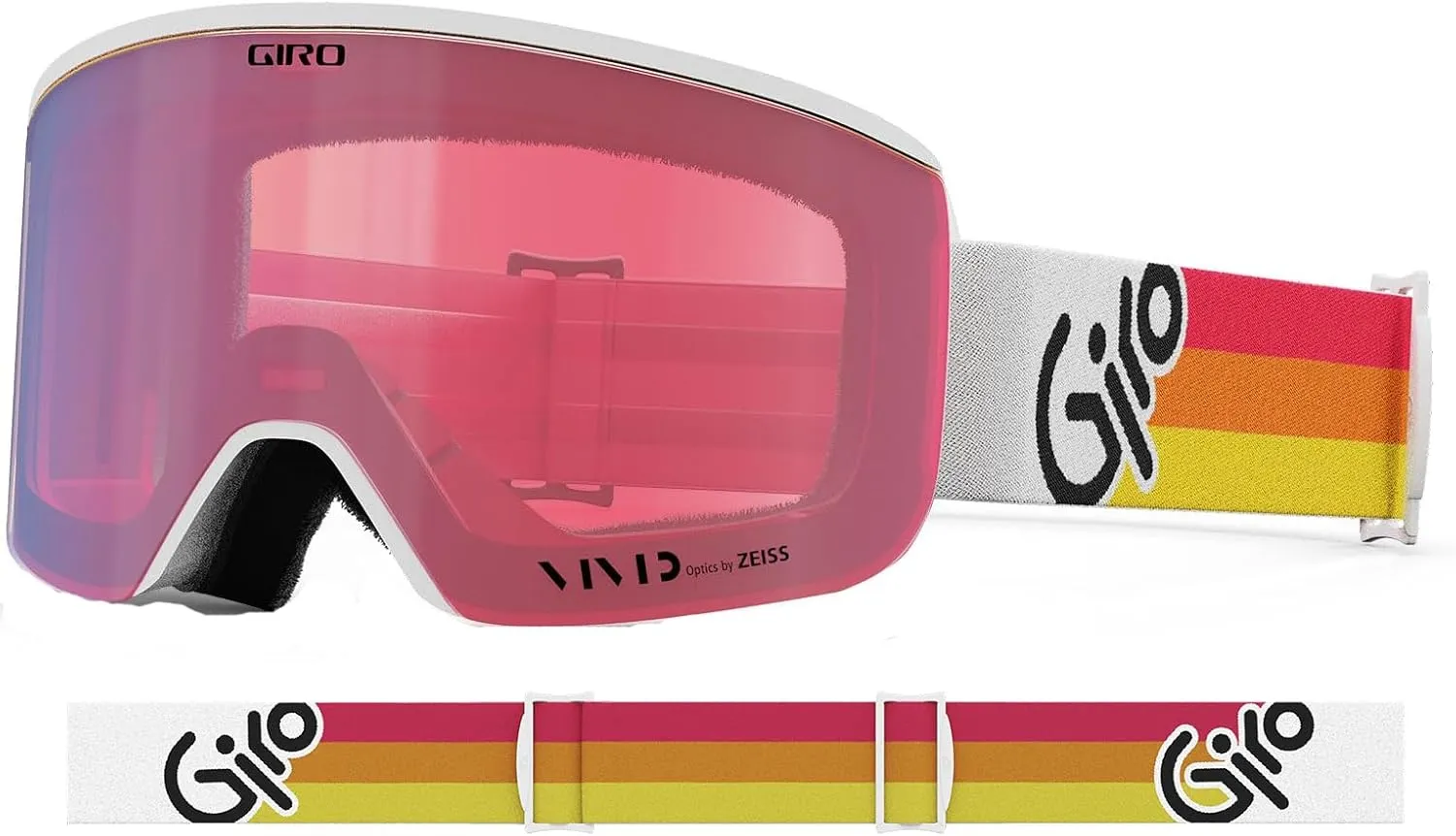 Giro Axis Ski Goggles - Snowboard Goggles for Men - Quick Change with 2 VIVID Lenses - Anti-Fog Vent Tech - OTG