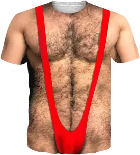 Goodstoworld Unisex 3D Fake Abs T Shirts Shredded Chest Printed Short Sleeve Costume Novelty Tees Shirt
