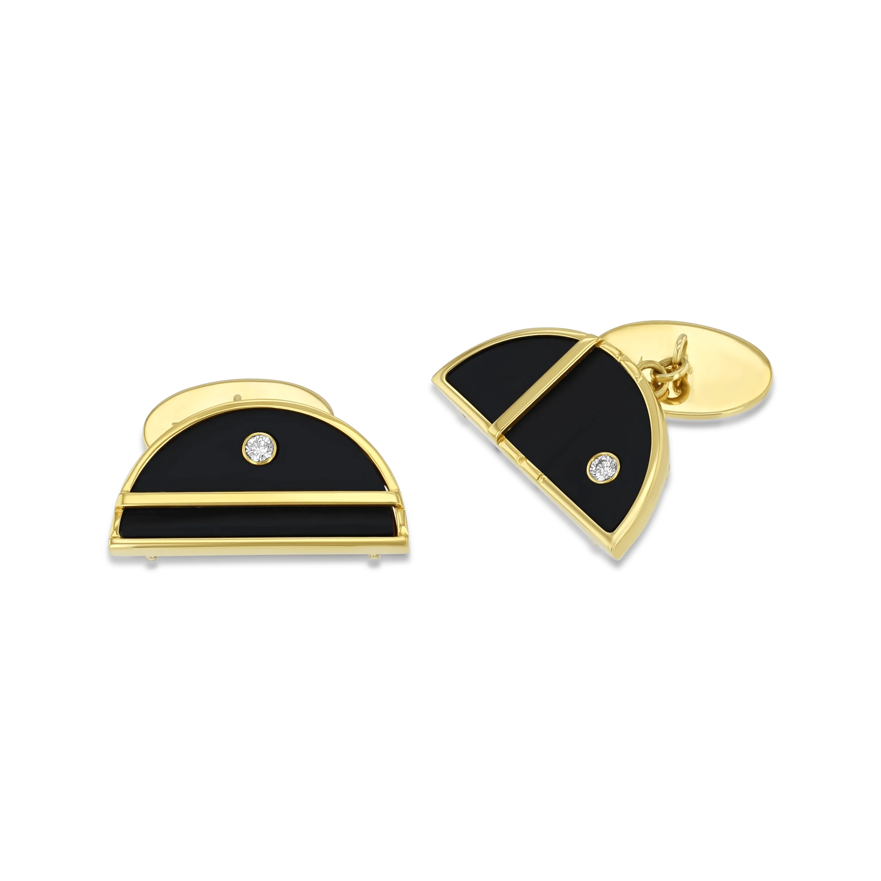 Half Moon Cufflinks