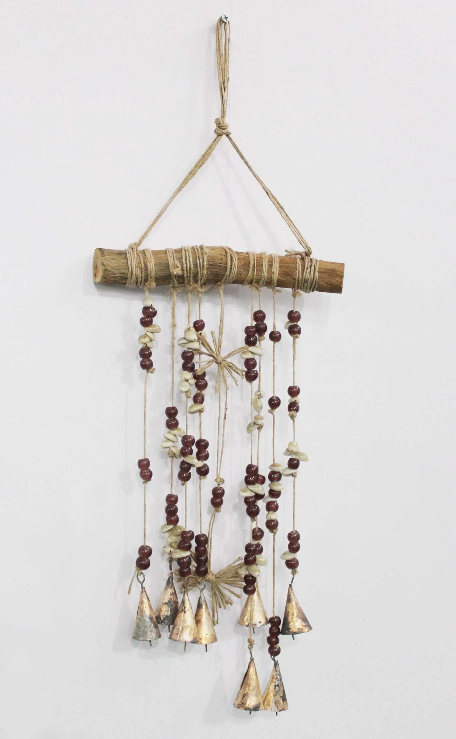 Handmade Boho Garden Hanging Chime Sun catcher Multi colour Beaded Windchime