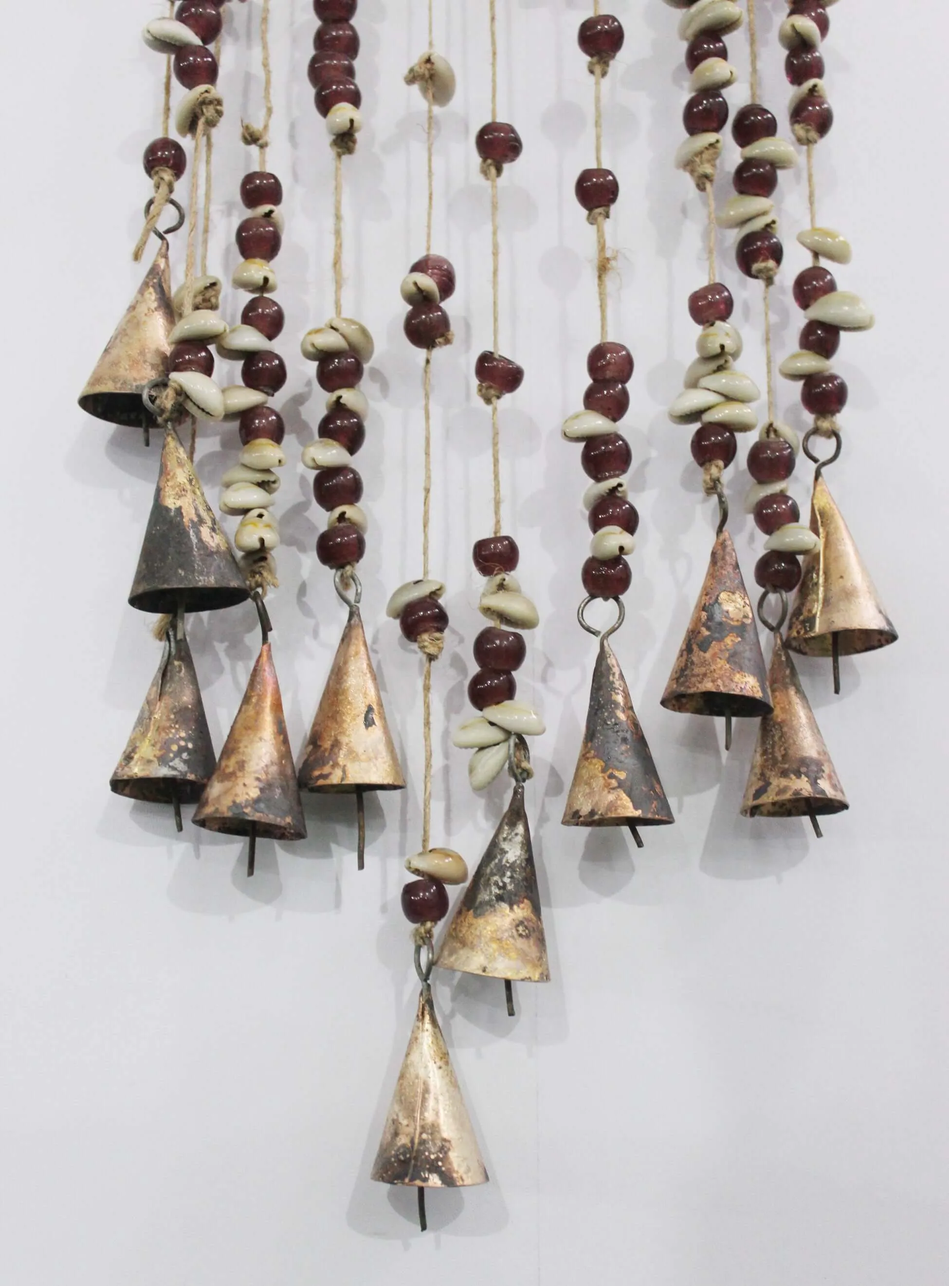 Handmade Boho Garden Hanging Chime Sun catcher Multi colour Beaded Windchime