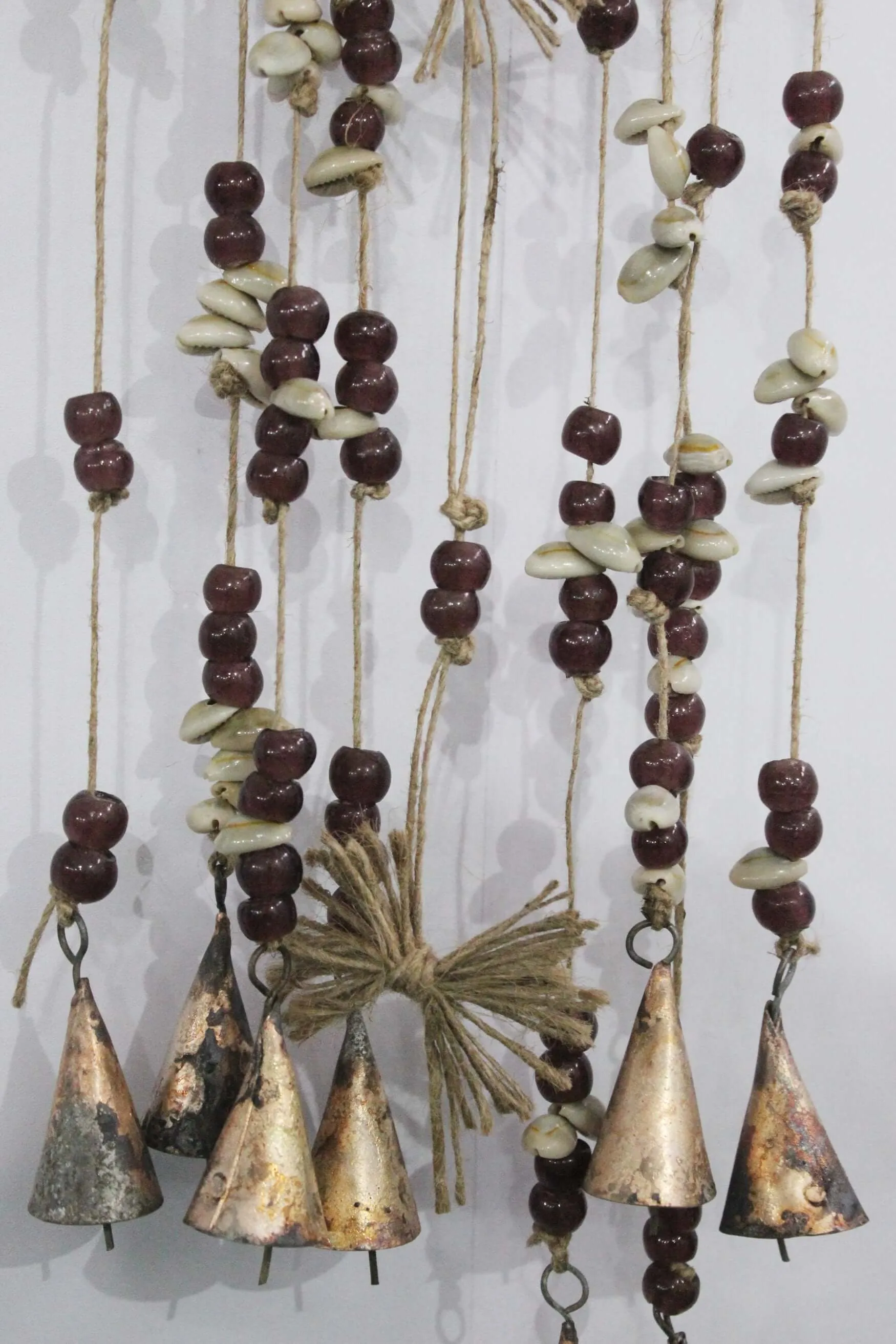 Handmade Boho Garden Hanging Chime Sun catcher Multi colour Beaded Windchime