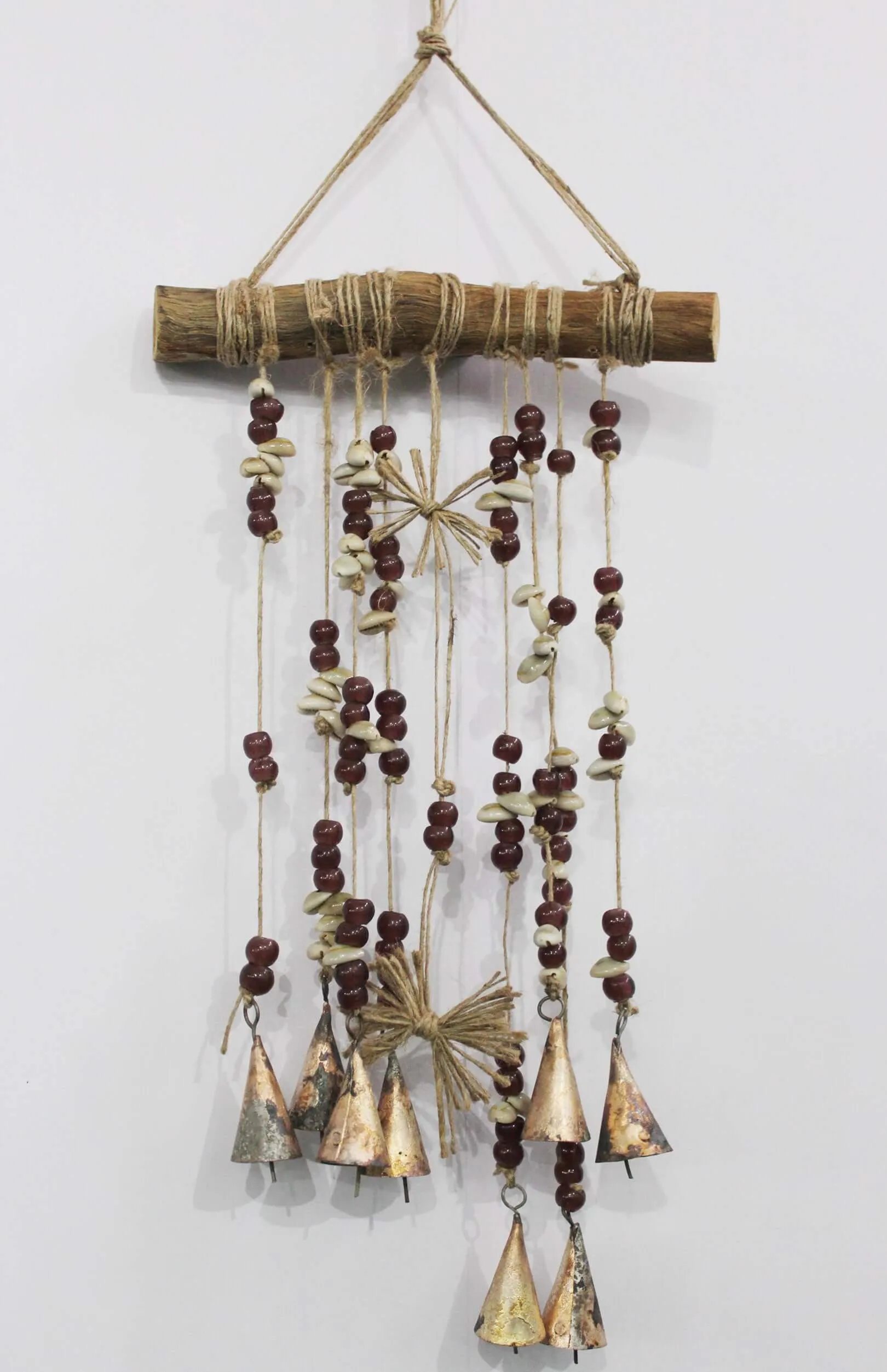 Handmade Boho Garden Hanging Chime Sun catcher Multi colour Beaded Windchime