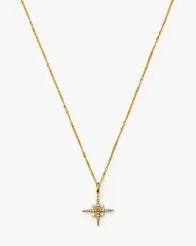 Harris Reed North Star Pearl Necklace | 18ct Gold Vermeil/Pearl