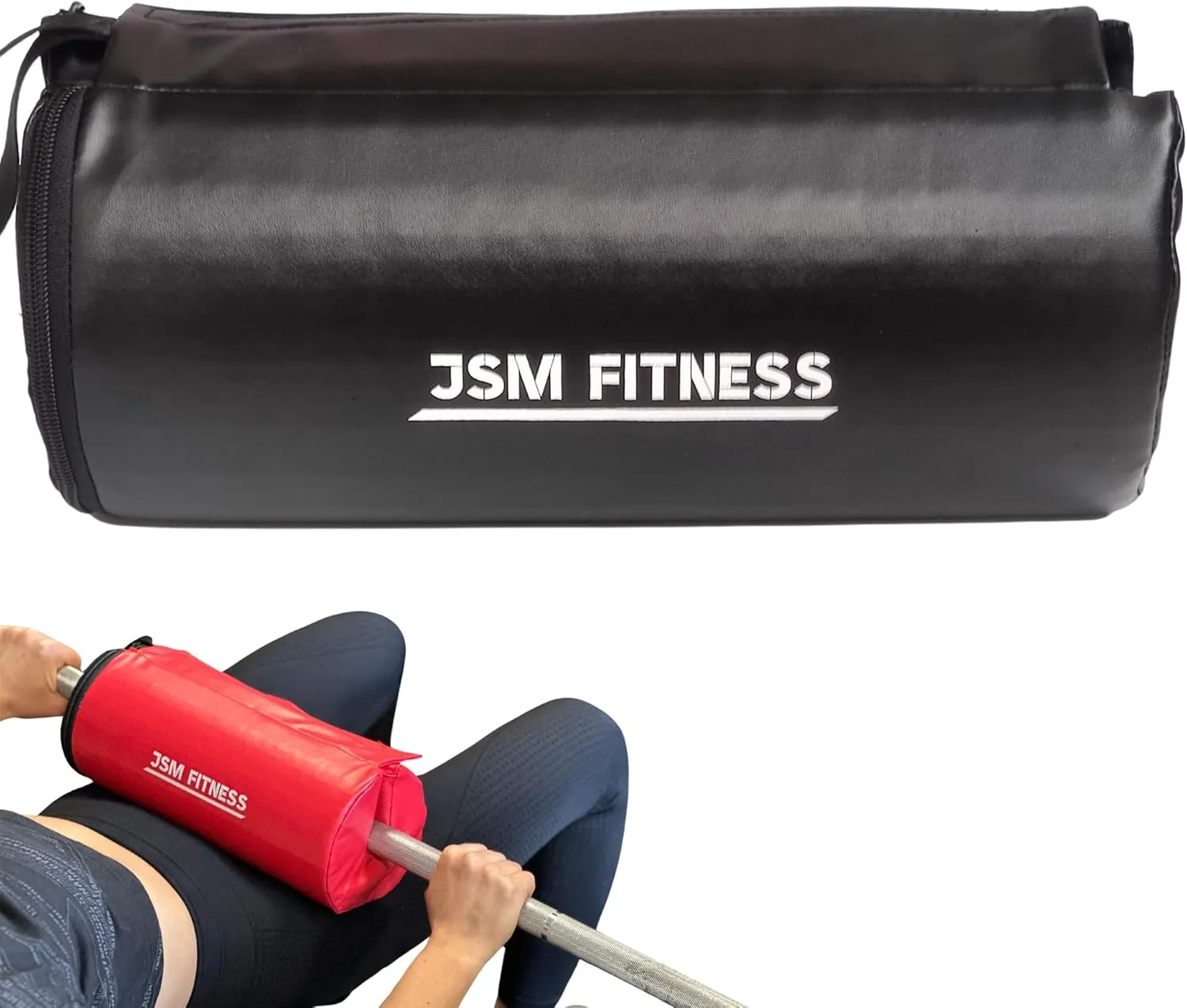 Hip Thrust Barbell Pad - Thick Hip Thruster Pad for Glute Exercises, Pink Bar Pad for Hip Thrusts, Glute Bridges, Buttocks Workout, Gym Accessory for Women