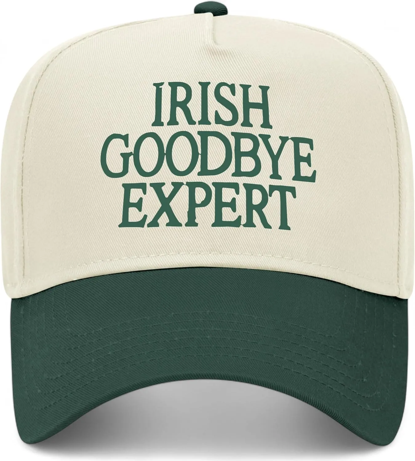 Irish Goodbye Expert Vintage Trucker Hat | Premium Snapback Hat for Men & Women
