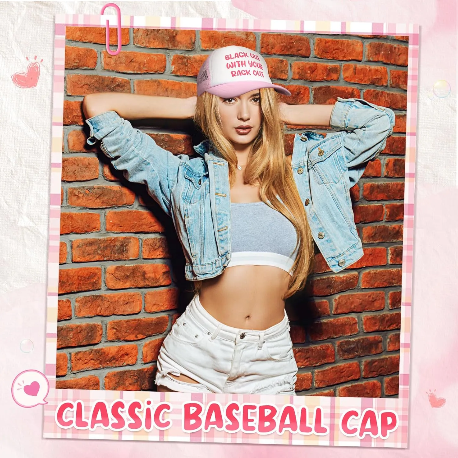 JaGely Trucker Hat for Women Trucker Hat Joke Baseball Cap Classic Adjustable Cap for Women Men Gifts