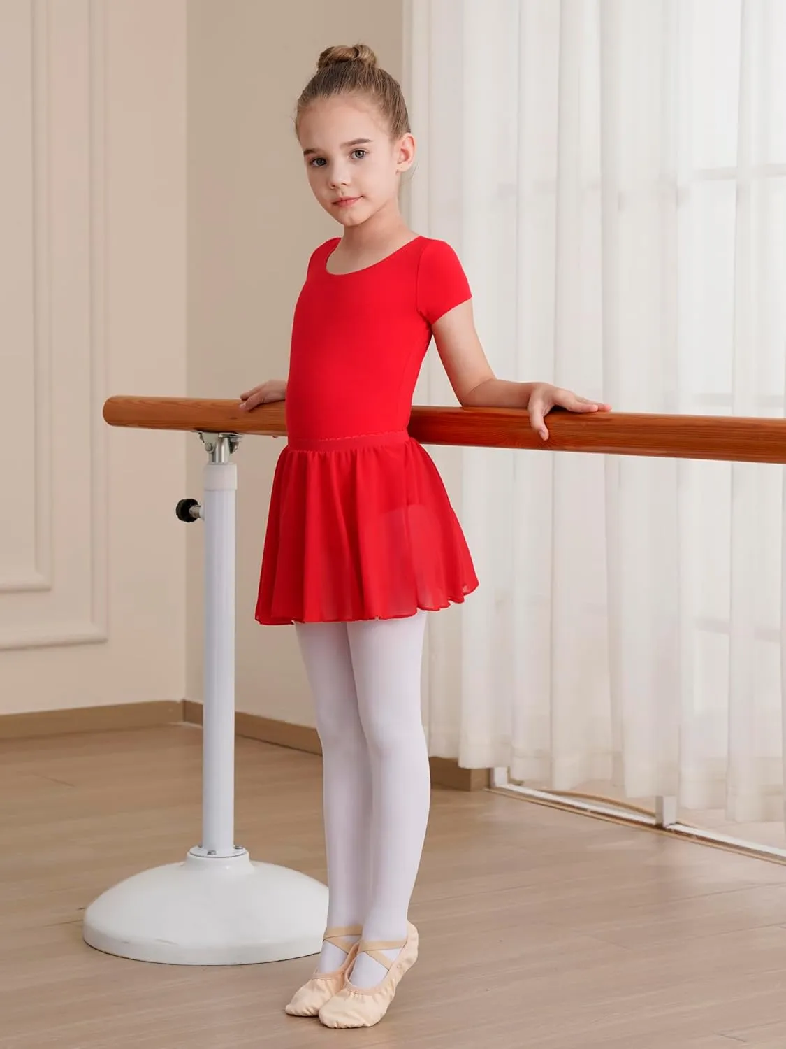 Leotards for Girls Ballet Dress Toddler Dance Leotard with Skirt Kids Gymnastics Outfits Ballet Dance Tutu Dress
