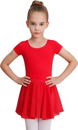 Leotards for Girls Ballet Dress Toddler Dance Leotard with Skirt Kids Gymnastics Outfits Ballet Dance Tutu Dress