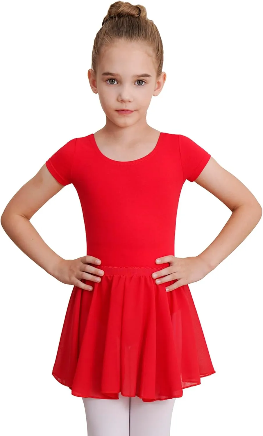 Leotards for Girls Ballet Dress Toddler Dance Leotard with Skirt Kids Gymnastics Outfits Ballet Dance Tutu Dress