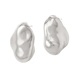 Molten Studs - Silver